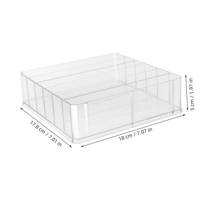 2Pcs Acrylic Cash Holder Storage Box For Bills Coins Phone Display Modern Money Organizer - Image 3