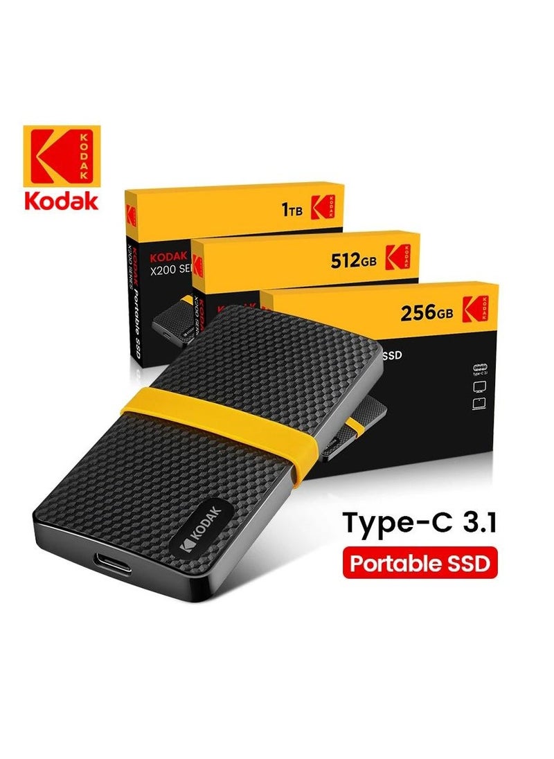 Portable Hard Drives SSD X200 High Performance External SSD 512GB