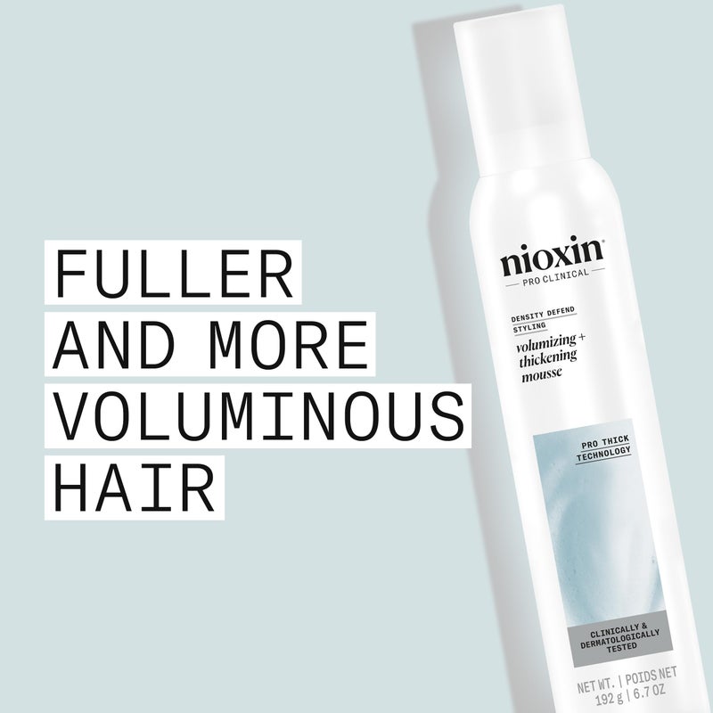 Nioxin Density Defend Styling Mousse | Volumizing + Thickening Support | 6.7 Fl oz. - Image 3