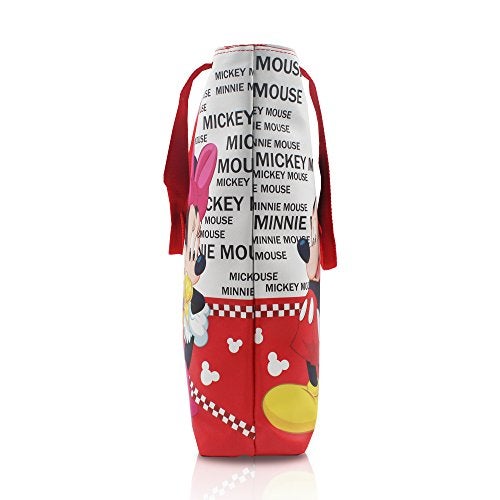 Finex Mickey Minnie Reusable Multipurpose Grocery Tote bag large hand carry bag with zipper for women - Image 4