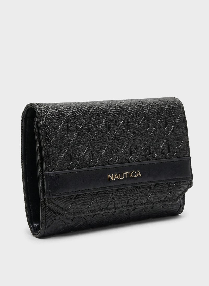 NAUTICA ANA Tri-Fold Monogram Wallet - Image 3