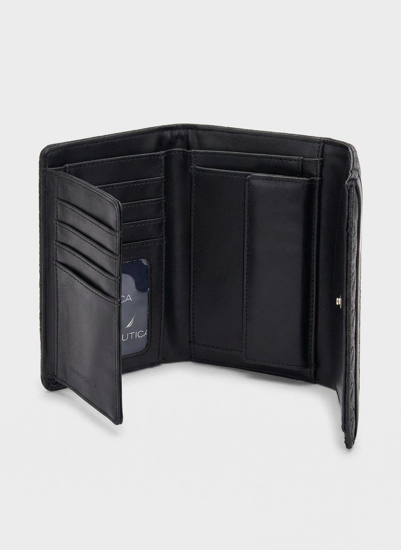 NAUTICA ANA Tri-Fold Monogram Wallet - Image 4
