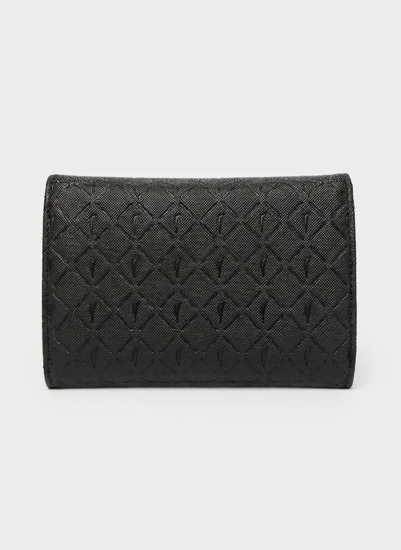 NAUTICA  ANA Tri-Fold Monogram Wallet for Women | Best Price UAE