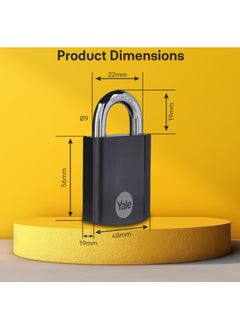 Yale Yale Y90SB/45/129/145mm Hardened Steel Max Security Padlock Black Finish  - Image 3