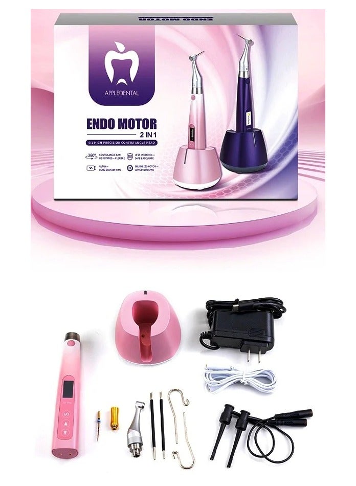 AppleDental Endomotor with Apex Locator Pink Color  - Image 2