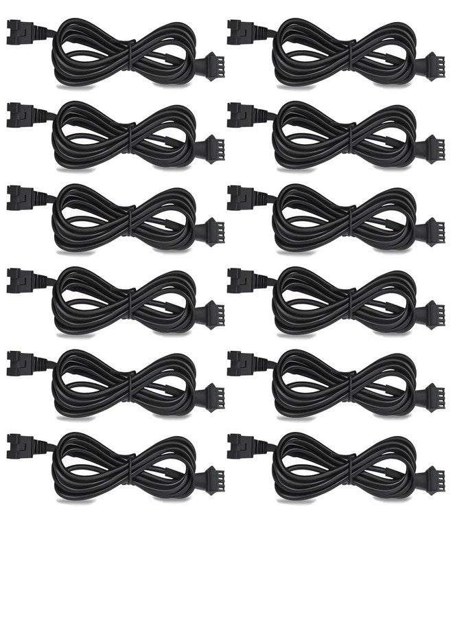 LAZZPPO 12 Pcs 4 Pin 60 inch LED Rock Light Extension Cable, Rock Light Extension Wire 4 Pin RGB Connector with High-Purity Copper & PVC Insulation for Motorcycle, ATV, Car,Trucks, RV & Neon Strip - Image 1