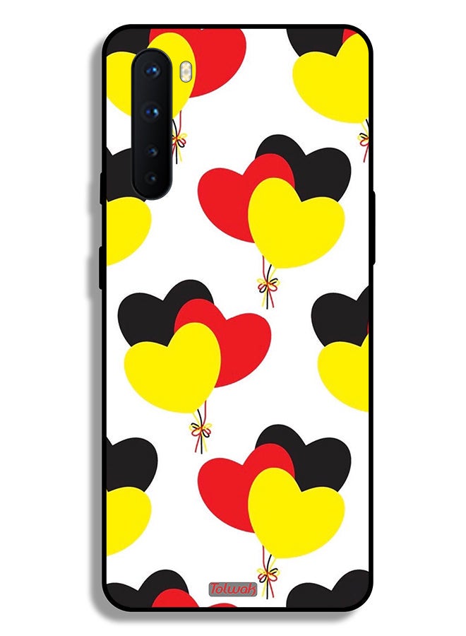 Tolwak OnePlus Nord Protective Case Cover Three Hearts Bunch - Image 2