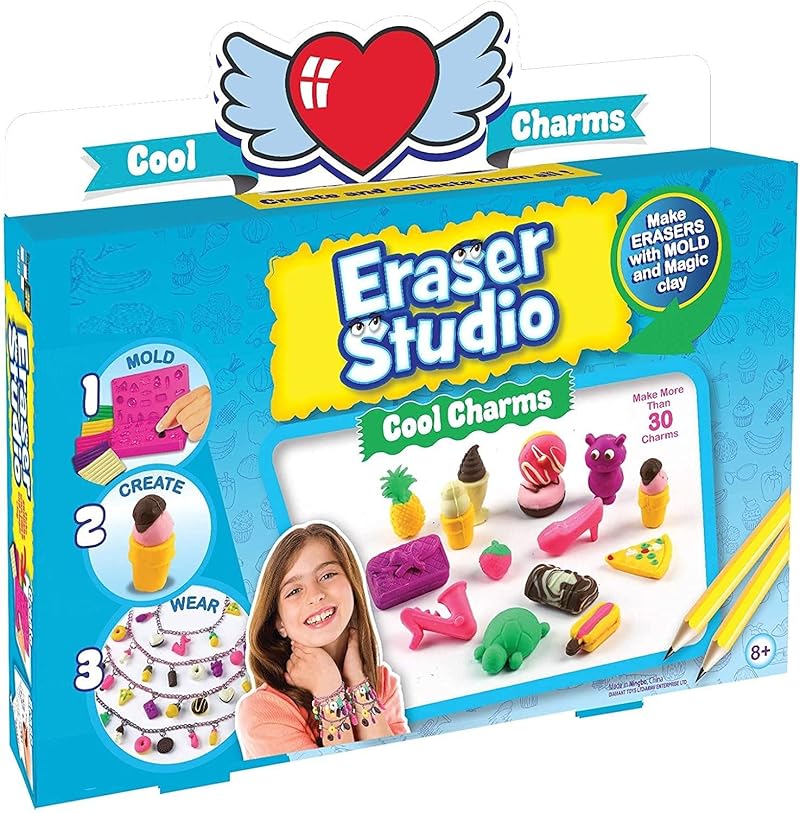 Wow Play Eraser Studio Cool Charms Clay Modeling Toy