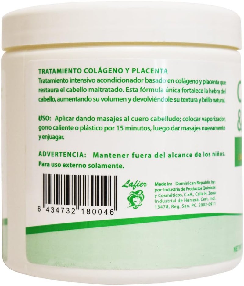 Lafier Collagen & Placenta Regenerating Cream for Damaged Hair - 16oz - Image 2