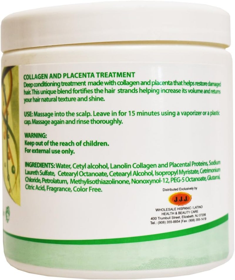 Lafier Collagen & Placenta Regenerating Cream for Damaged Hair - 16oz - Image 3