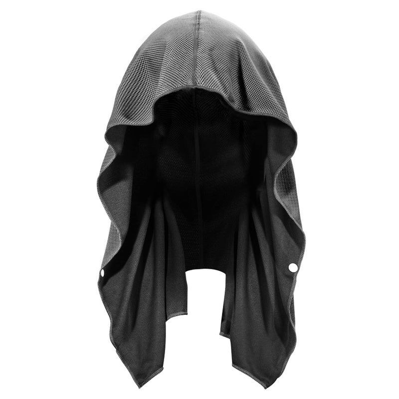 Sukeen Cooling Hoodie Towel Cooling Towels for Neck and Face Quick Drying Absorbent UV Protection Cooling Neck Wraps Sport Workout Camping Cycling Cooling Towel - Image 2