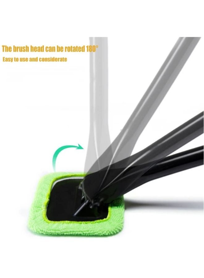 Microfiber Long Handle Car Wash Brush Auto Window Scrubber Cleaner Tool Washable - Image 2