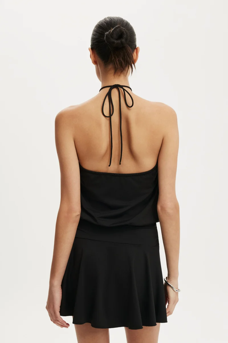 Cotton On  CHLOE HALTER MINI DRESS for Women | Best Price UAE