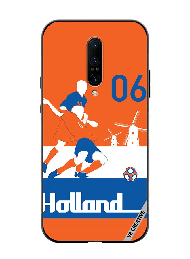 VR CREATIVE Protective Case Cover For OnePlus 7 Pro Holland Football Soccer Players Design Multicolour - Image 1