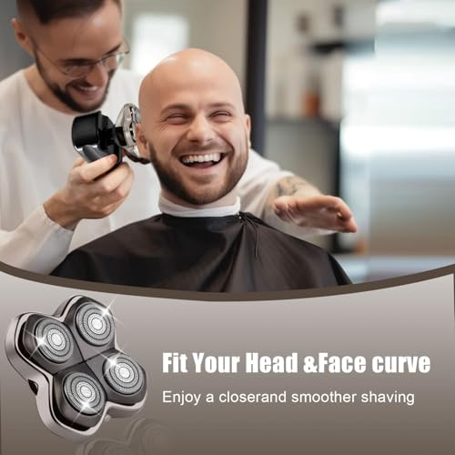 TGSBHIO Shaver Replacement Heads Compatible with Skull Head Shaver, Replacement Blade for Pitbull, Butter flykiss pro & Palm for Bald Men 3 Pack - Image 3