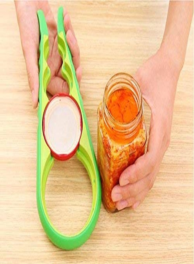 Sampton Multi Purpose Grip Jar & Bottle Opener Rubber Design Fits All Bottles Caps Set of 1 Cap Jar Bottle Can Opener (Random Colour) - Image 5