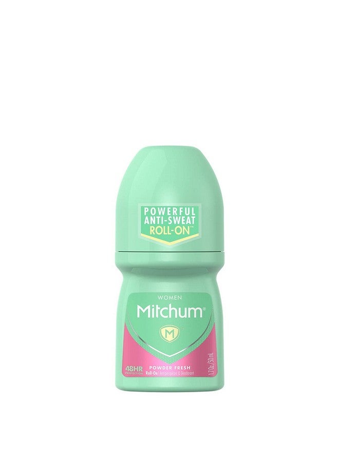 Mitchum Women Invisible Roll-On, Powder Fresh 1.7 Oz (Pack Of 2) - Image 1