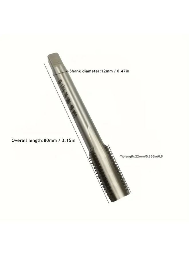 7 16 20 UNF HSS Tap And Die Set 1 Set Heavy Duty Threading Kit For Metal Plastic - Image 3