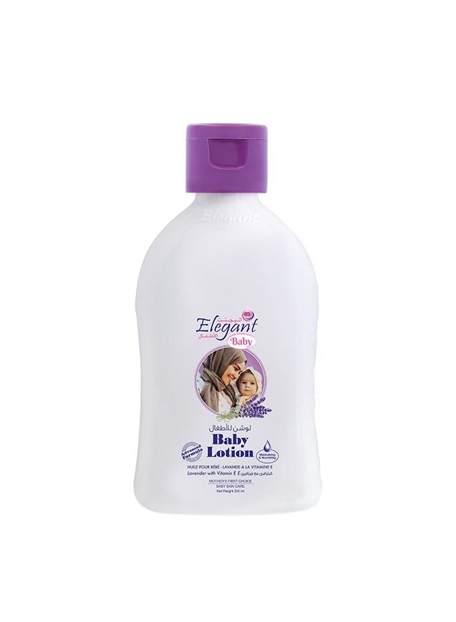 Elegant Baby Lotion Lavender Advanced Formula 200ml - Image 1