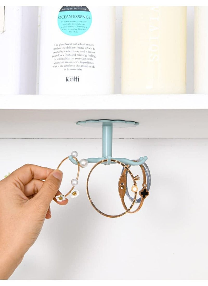 IBAMA - 2 Pieces  of Six Hooks Wall Mounted Hole Free Hanger - Image 1