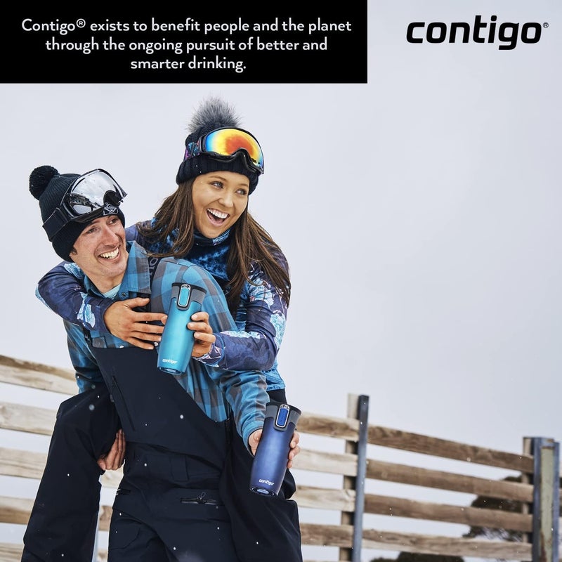 Contigo West Loop Autoseal Travel Mug, Stainless Steel Thermal Mug, Vacuum Flask, Leakproof Tumbler, Coffee Mug with BPA-Free Easy-Clean Lid - Image 4
