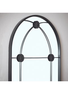 Home Box Fresco Metal Frame Windowpane Wall Mirror 90 x 2.5 x 50 cm  - Image 3