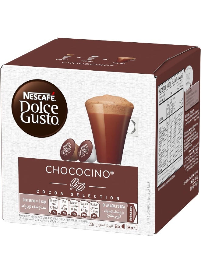 Nescafe Dolce Gusto Chococino 16 Coffee Capsules 256g 256 ggrams Single - Image 4