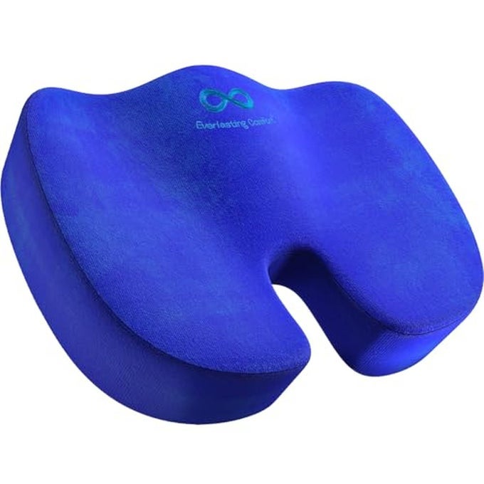 DOCTOR RECOMMENDED MEMORY FOAM SEAT CUSHION FOR OFFICE CHAIRS CAR SEAT ERGONOMIC OFFICE DESK ACCESSORIES FOR TAILBONE PAIN RELIEF SCIATICA BACK SUPPORT