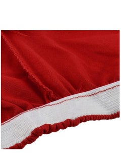 KASTWAVE Chair Covers for Dining Room Set of 6 Soft Stretch Chair Protectors Slipcovers Removable and Washable Red  - Image 5