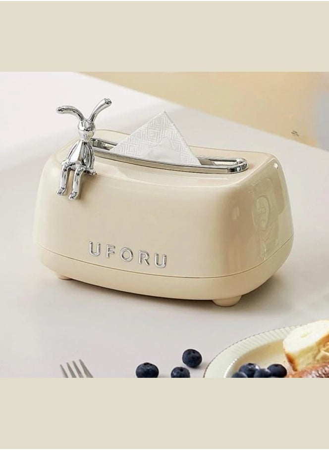 Cute Tissue Holder Removable Tissue Box with Spring