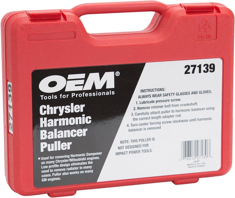 OEMTOOLS 27139 Chrysler Harmonic Damper Puller, Balancer Removal Tool Set, Specialty Tools For Mechanics, Also For Use With Mitsubishi Vehicles - Image 3
