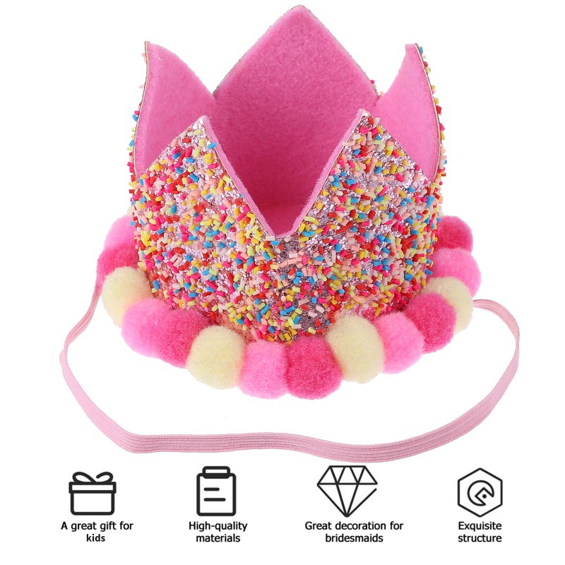 2pcs Colorful Birthday Party Hats Birthday Party Decor Party Supplies Kids Hat - Image 5