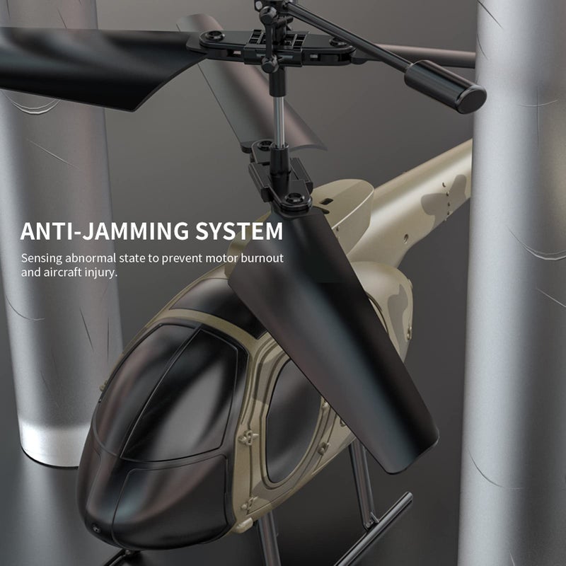 GoolRC RC Helicopter Remote Control Helicopter Toys for Boys 2.4GHz RC Drone Remote Control Plane Gyro Stabilization RC Airplane Altitude Hold Toy Gift for Boys Girls Adults 3 Batteries - Image 4