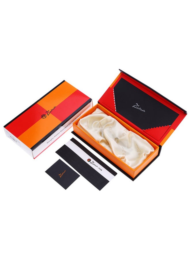 Pimio Signature Pen، قلم حبر جاف هدايا مكتبية للأعمال، قلم توقيع للبالغين، قلم تدريب الخط للطلاب، هدية تخرج للرجال والنساء، 0.5 مم 903 بلاتيني اللون - Image 4
