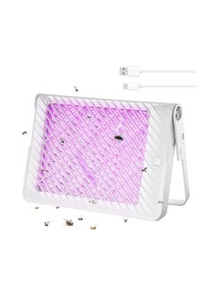 Indoor Electric Insect Zapper - Rechargeable Mosquito and Bug Trap for Kitchen, Patio, and Bedroom - Efficient Pest Control Light for Home and Restaurant Use