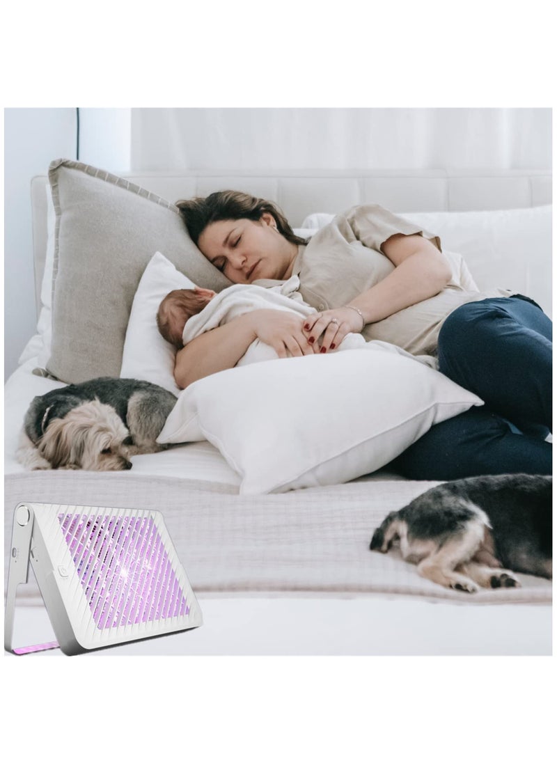 Generic - Indoor Electric Insect Zapper - Rechargeable Mosquito and Bug Trap for Kitchen, Patio, and Bedroom - Efficient Pest Control Light for Home and Restaurant Use - Image 1