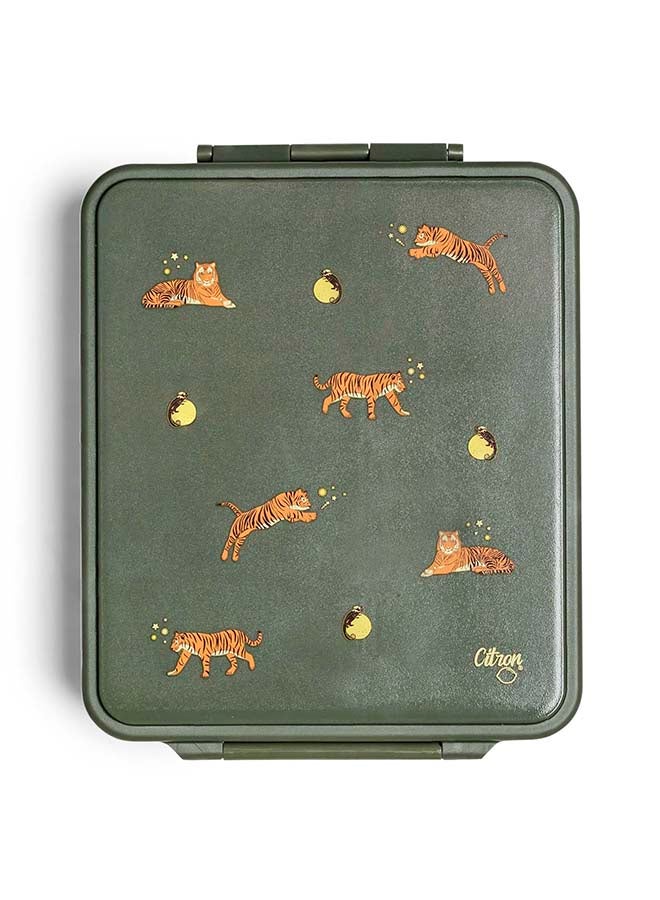Citron 4-Compartment Kids Grand Lunch Box Tiger 1900Ml