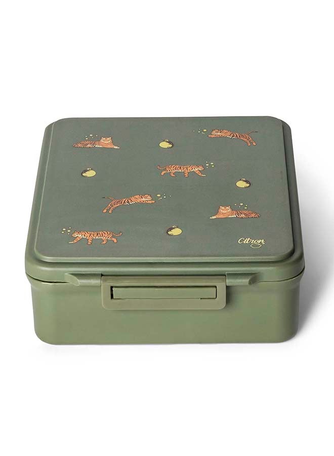 Citron 4-Compartment Kids Grand Lunch Box Tiger 1900Ml