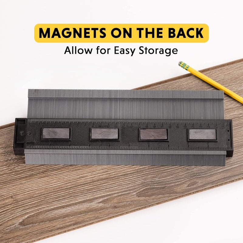 General Tools 10-Inch Contour Gauge 833 - Precision Angle Finder Tool for Home Improvement - Image 3