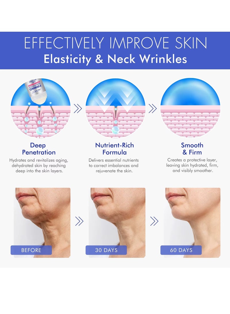 ALIVER عصا سيروم شد البشرة المتقدمة ريتينول 3 في 1 لتنعيم وشد وتثبيت الوجه والرقبة وخط الفك يقلل من التجاعيد كريم مغذي مضاد للشيخوخة لإصلاح جميع أنواع البشرة عصا ريتينول للوجه 30 جرام - Image 2