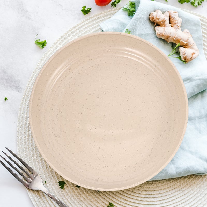 🍳 أطباق عشاء دائرية سهلة التنظيف سطح أملس مثالية لمناسبات متعددة - Image 2