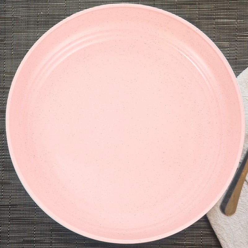 🍳 أطباق عشاء دائرية سهلة التنظيف سطح أملس مثالية لمناسبات متعددة - Image 1