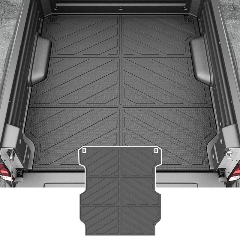 xipoqix 53FT Bed Mat Compatible with 20172026 Honda Ridgeline Bed Liner Truck Bed Mat TPE All Weather Replacement for 20172023 2024 2025 2026 Honda Ridgeline Accessories 53FT Truck Bed Mat - Image 3