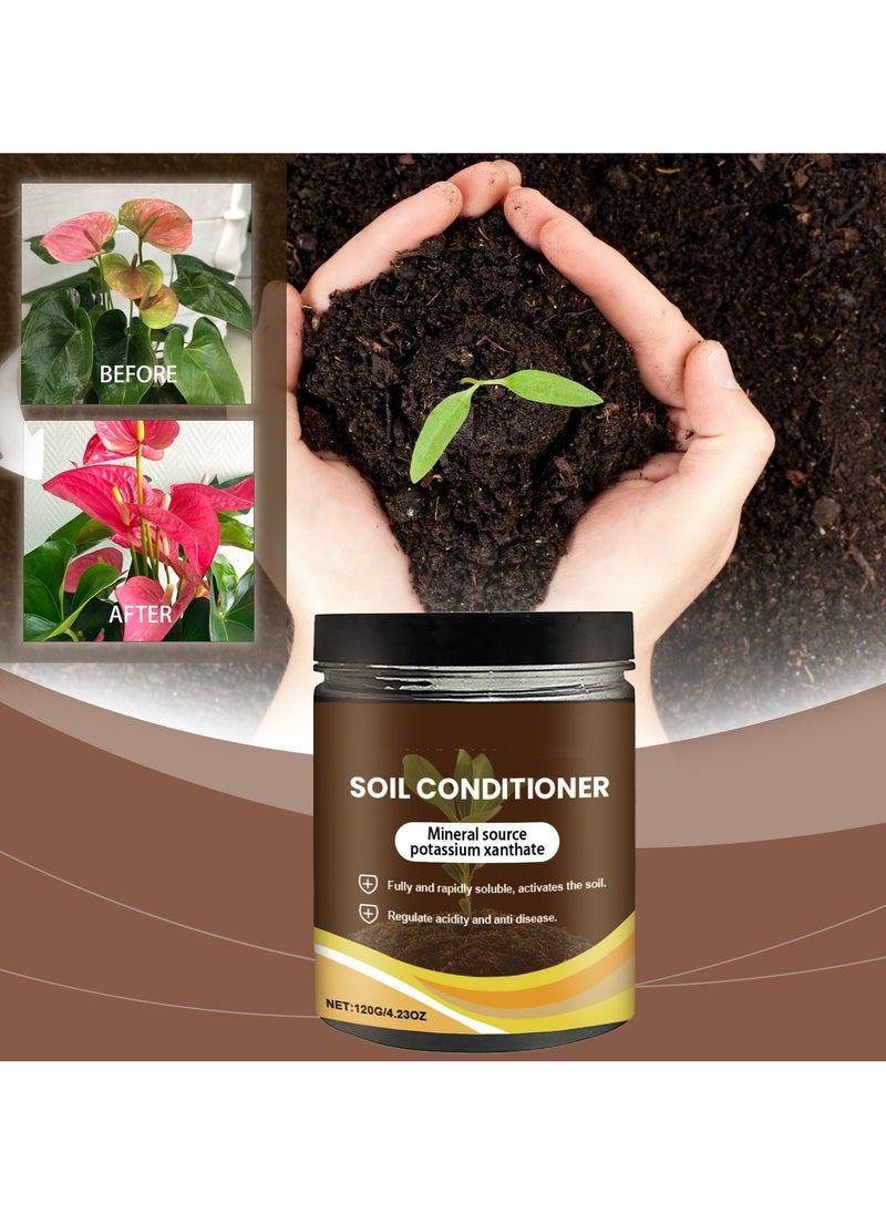 CMGTYYD Soil Activator, Soil Improver, Farmer's Soil Health Promoter, Organic Compost Soil Improver, Mineral Source Loosening Agent for Potted Plants, Very Suitable for Autumn Use 120g  - Image 2