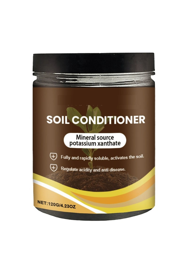 CMGTYYD Soil Activator, Soil Improver, Farmer's Soil Health Promoter, Organic Compost Soil Improver, Mineral Source Loosening Agent for Potted Plants, Very Suitable for Autumn Use 120g  - Image 1