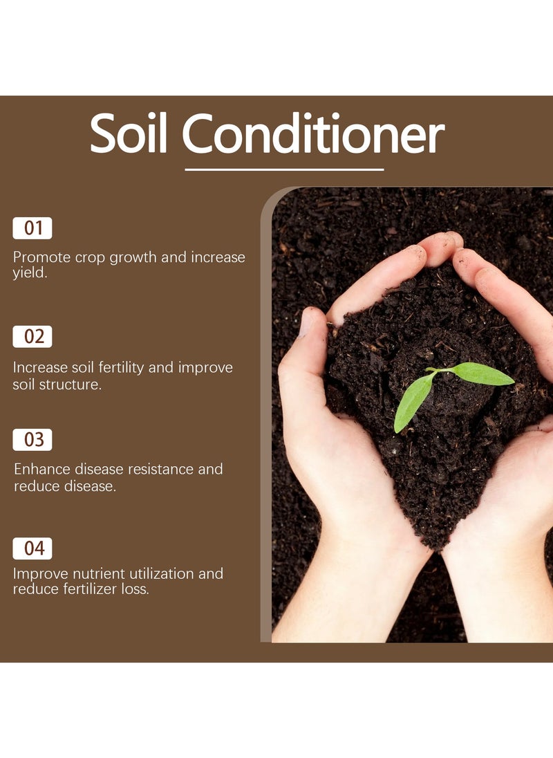 CMGTYYD Soil Activator, Soil Improver, Farmer's Soil Health Promoter, Organic Compost Soil Improver, Mineral Source Loosening Agent for Potted Plants, Very Suitable for Autumn Use 120g  - Image 4