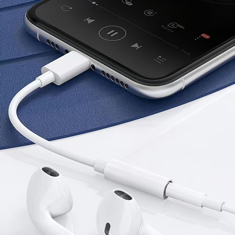 USBC to 3.5mm Headphone Jack Adapter White 1Pcs for iPhone iPad Samsung Type C - Image 5