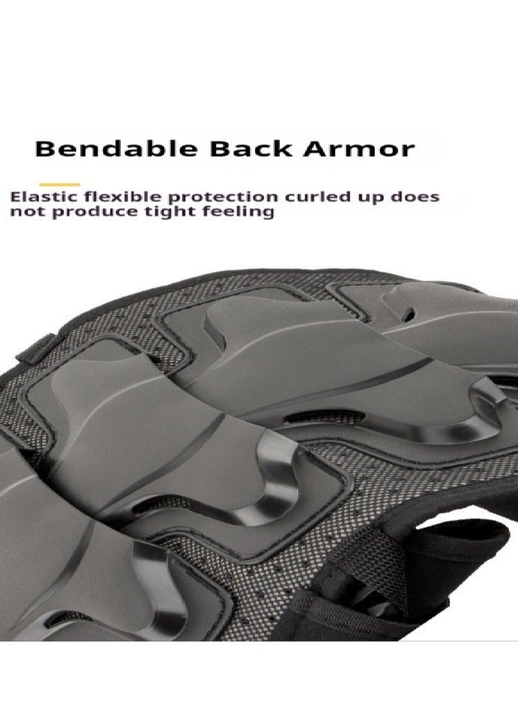Generic Children's Balance Bike Armor Cycling Suit Off-Road Motorcycle Chest Armor Anti Drop Vest Set  - Image 5