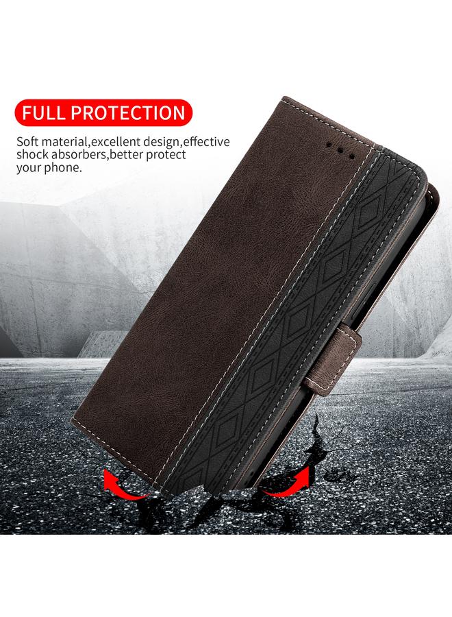 S-TOP Case For Samsung Galaxy S20+ Stitching Side-Magnetic RFID Leather Phone Case - Image 5