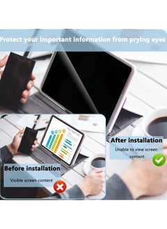 VKL Privacy Screen Protector Compatible with iPad Air 11 Inch 2024/ iPad Air 6th Generation, Anti-Spy 9H Tempered Glass, Anti-Scratch, Bubbles Free For iPad Air 11  - Image 3